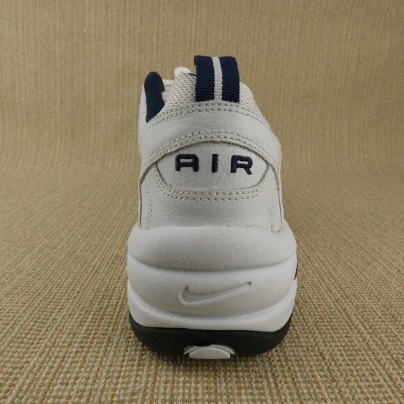 Nike Air Definition Sneakers Mens 11.5 White Leather Navy 308256-141 NEW main image 13